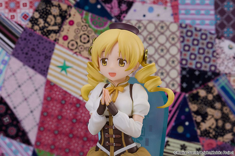 Puella Magi Madoka Magica PVC Statue Mami Tomoe Cake Song 18 cm - AniMuchuu