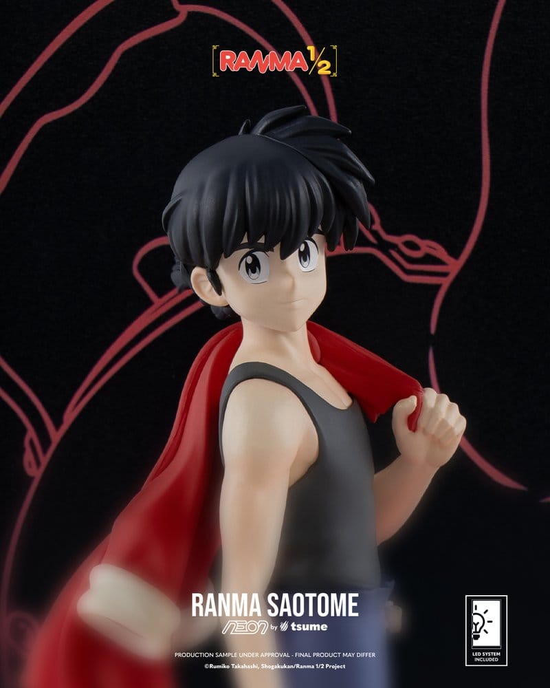 Ranma 1/2 Neon Figure 1/9 Ranma Saotome: Boy 20 cm - AniMuchuu