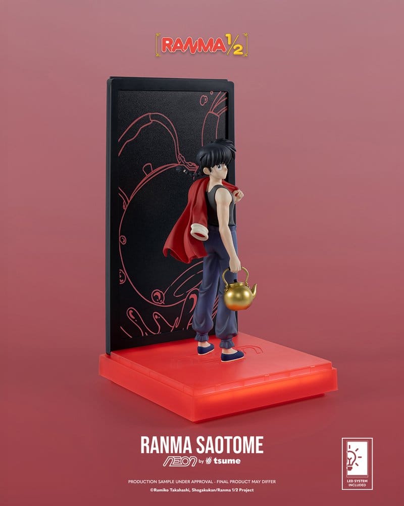 Ranma 1/2 Neon Figure 1/9 Ranma Saotome: Boy 20 cm - AniMuchuu