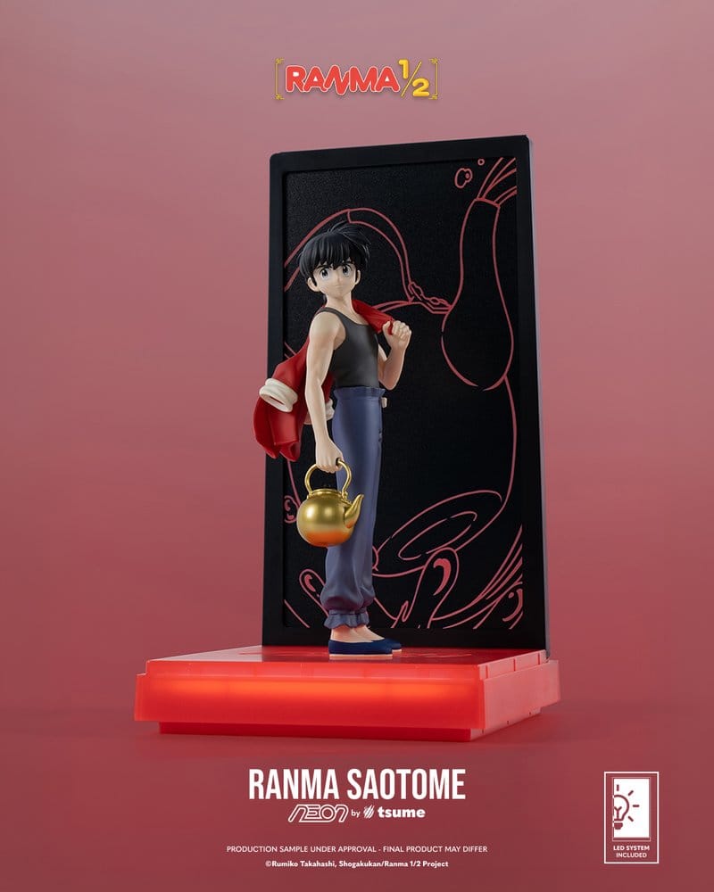 Ranma 1/2 Neon Figure 1/9 Ranma Saotome: Boy 20 cm - AniMuchuu