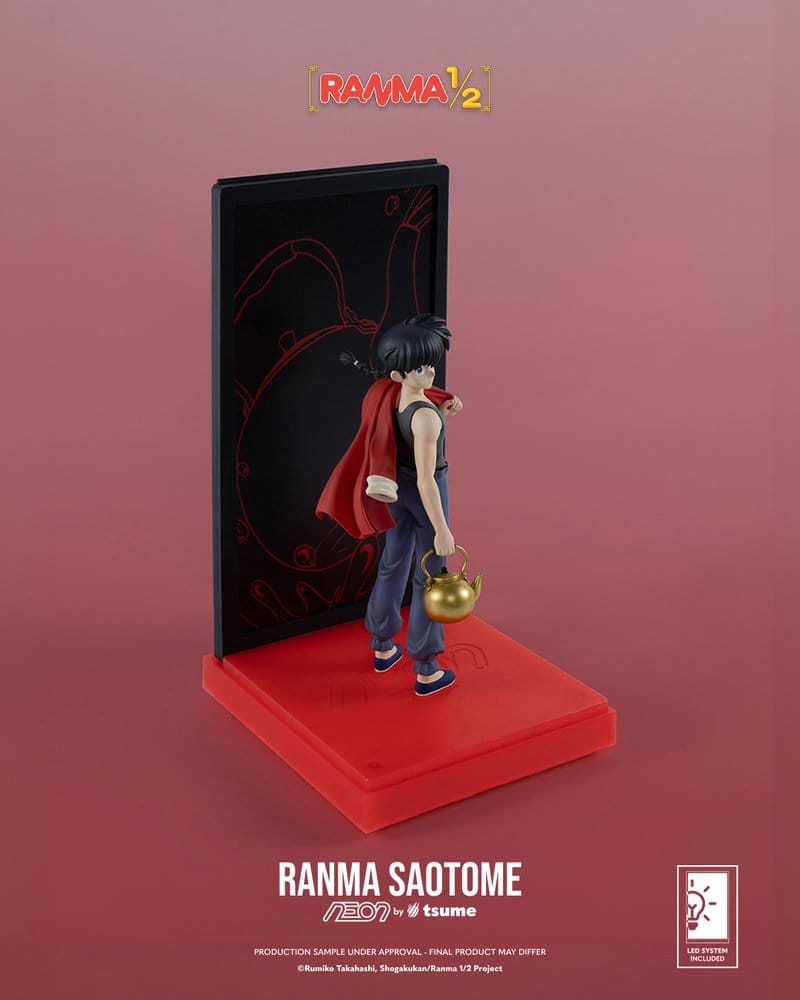 Ranma 1/2 Neon Figure 1/9 Ranma Saotome: Boy 20 cm - AniMuchuu