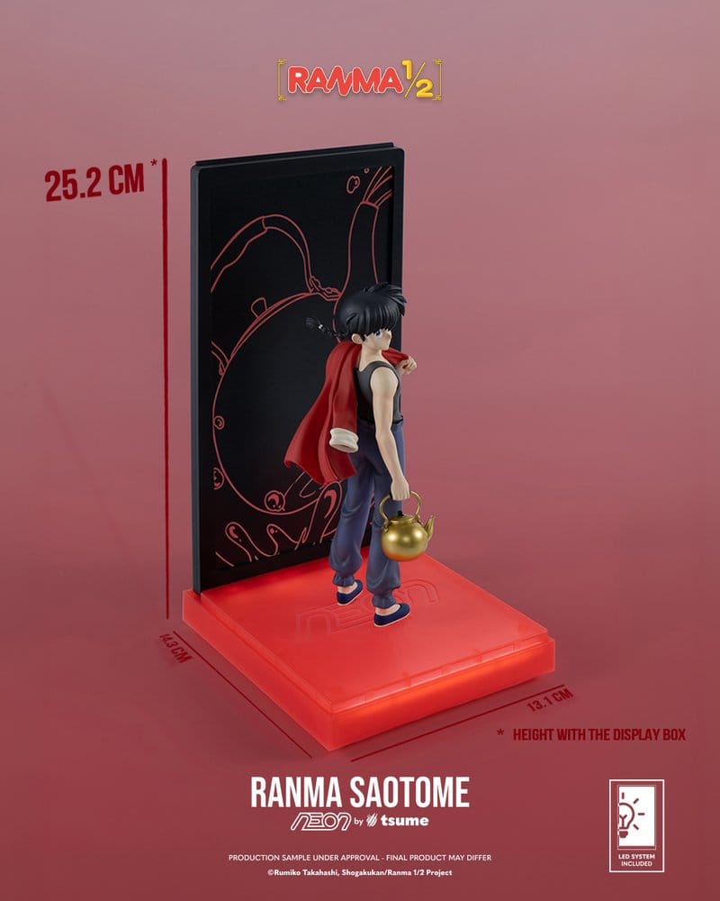 Ranma 1/2 Neon Figure 1/9 Ranma Saotome: Boy 20 cm - AniMuchuu