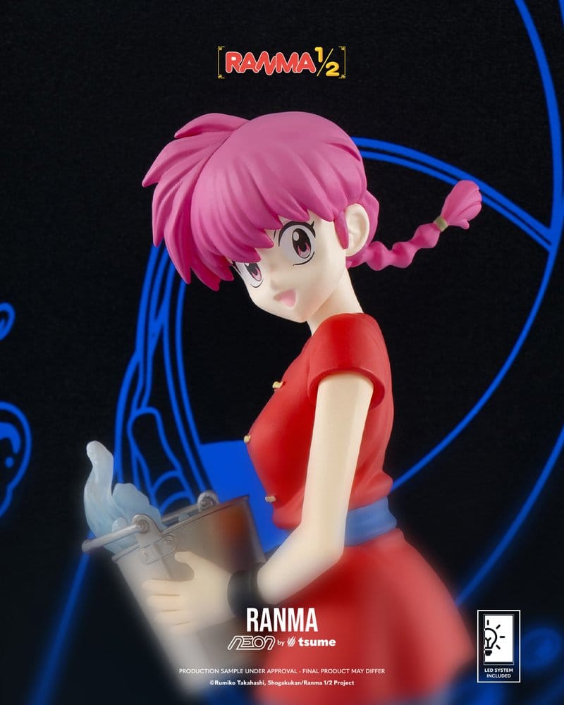 Ranma 1/2 Neon Figure 1/9 Ranma Saotome: Girl 25 cm - AniMuchuu