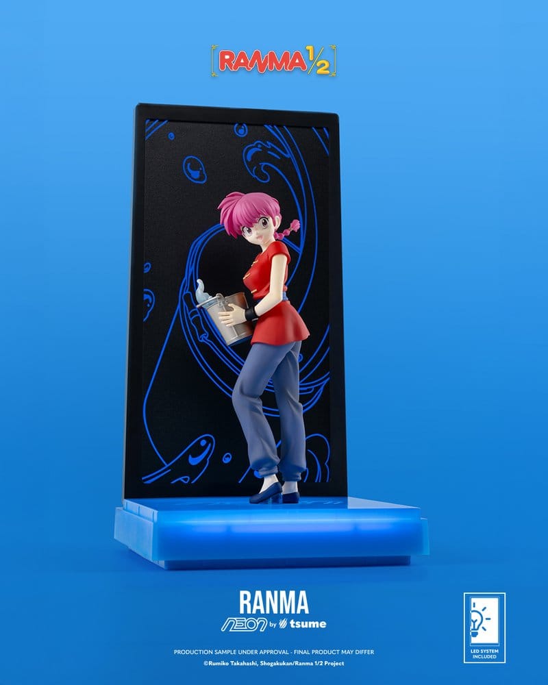 Ranma 1/2 Neon Figure 1/9 Ranma Saotome: Girl 25 cm - AniMuchuu