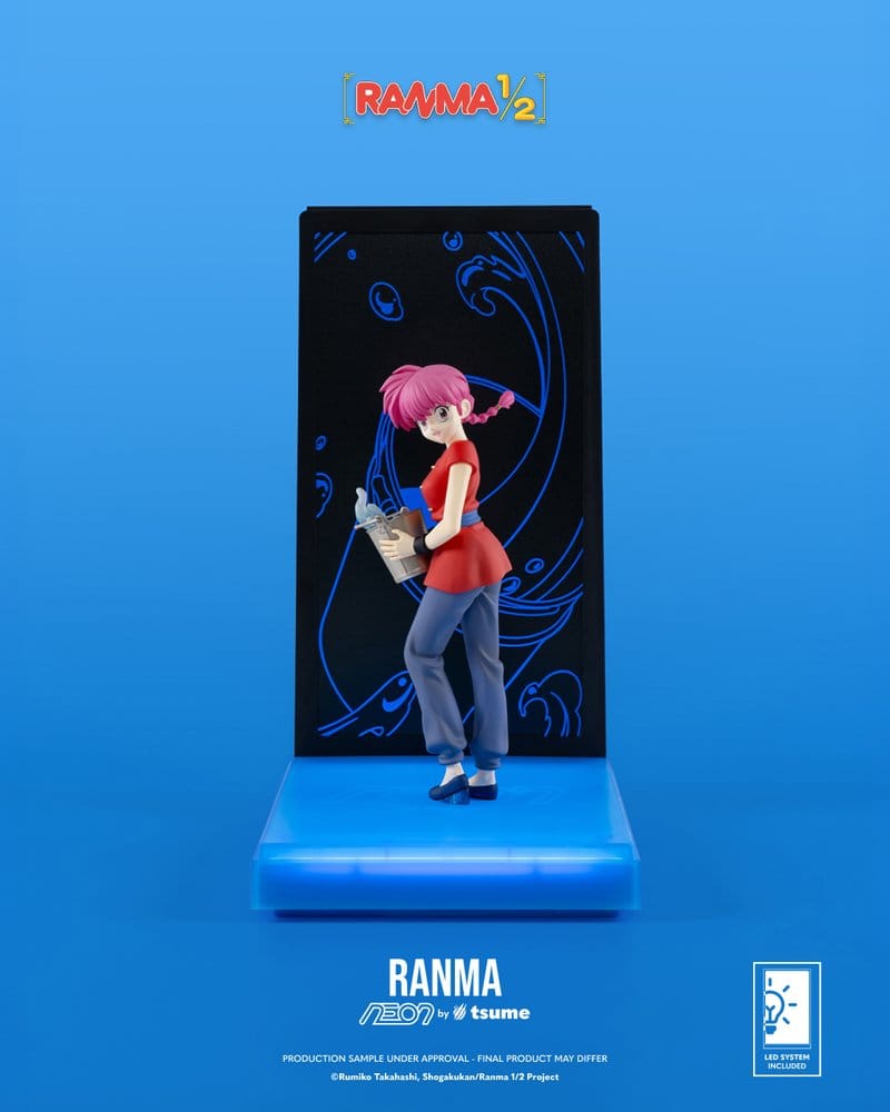 Ranma 1/2 Neon Figure 1/9 Ranma Saotome: Girl 25 cm - AniMuchuu