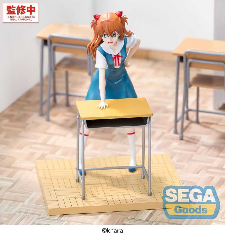Rebuild of Evangelion XStellar PVC Figure Asuka Langley: School Uniform 19 cm - AniMuchuu