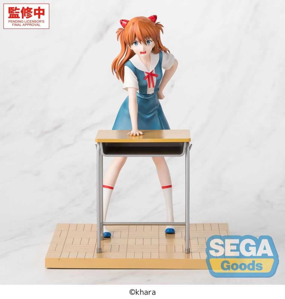 Rebuild of Evangelion XStellar PVC Figure Asuka Langley: School Uniform 19 cm - AniMuchuu