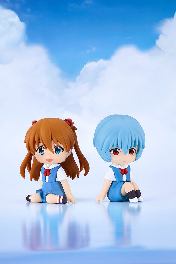 Rebuild of Evangelion Rubber Mascot Nendroid Mini Figure Rei Ayanami 8 cm - AniMuchuu