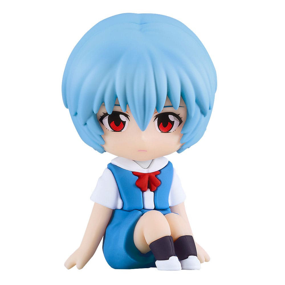 Rebuild of Evangelion Rubber Mascot Nendroid Mini Figure Rei Ayanami 8 cm - AniMuchuu