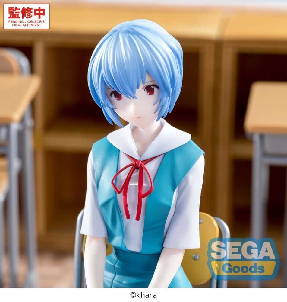 Rebuild of Evangelion XStellar PVC Figure Rei Ayanami: School Uniform 16 cm - AniMuchuu