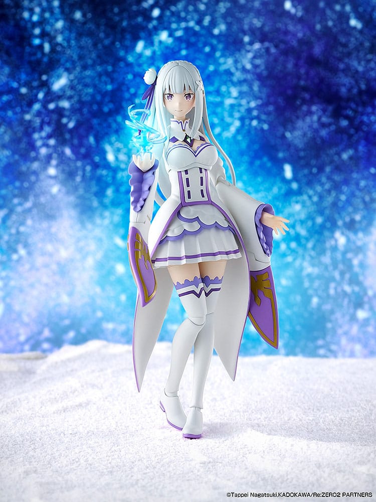 Re:Zero Starting Life in Another World Plastic Model Kit Emilia 16 cm - AniMuchuu