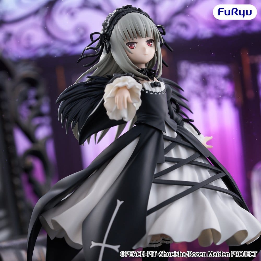 Rozen Maiden Trio-Try-iT PVC Statue Suigintou 18 cm - AniMuchuu