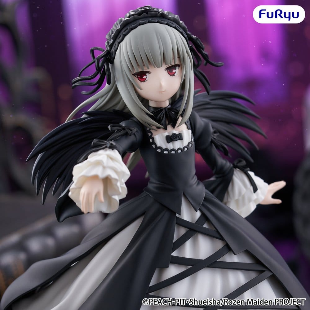 Rozen Maiden Trio-Try-iT PVC Statue Suigintou 18 cm - AniMuchuu