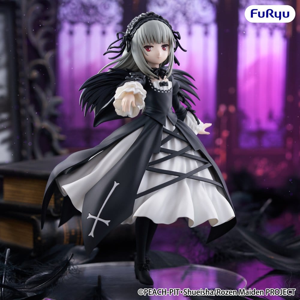 Rozen Maiden Trio-Try-iT PVC Statue Suigintou 18 cm - AniMuchuu