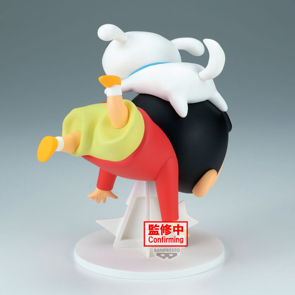 Crayon Shinchan Shinnosuke Nohara and Shiro PVC Figure 15 cm - AniMuchuu