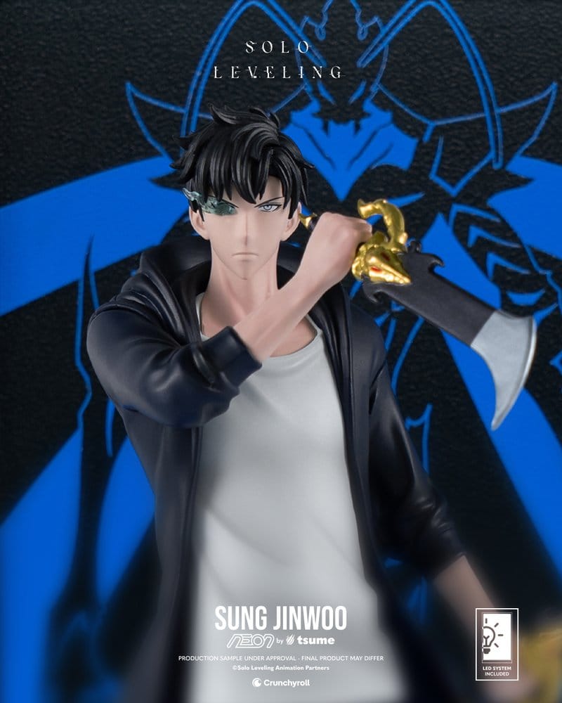 Solo Leveling Neon Figure 1/9 Sung Jinwoo 25 cm - AniMuchuu