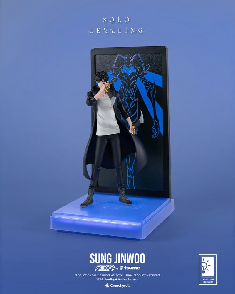 Solo Leveling Neon Figure 1/9 Sung Jinwoo 25 cm - AniMuchuu
