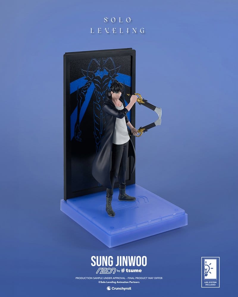 Solo Leveling Neon Figure 1/9 Sung Jinwoo 25 cm - AniMuchuu