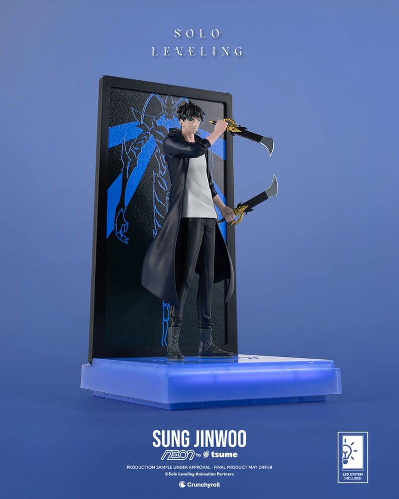 Solo Leveling Neon Figure 1/9 Sung Jinwoo 25 cm - AniMuchuu