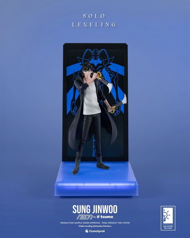 Solo Leveling Neon Figure 1/9 Sung Jinwoo 25 cm - AniMuchuu