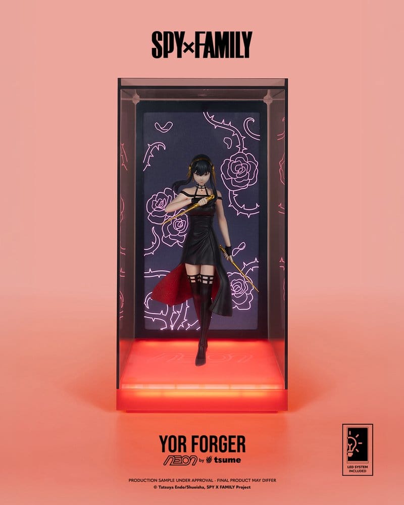 Spy x Family Neon Figure 1/9 Yor Forger 25 cm - AniMuchuu