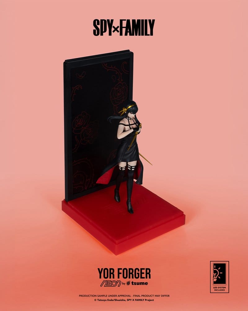 Spy x Family Neon Figure 1/9 Yor Forger 25 cm - AniMuchuu