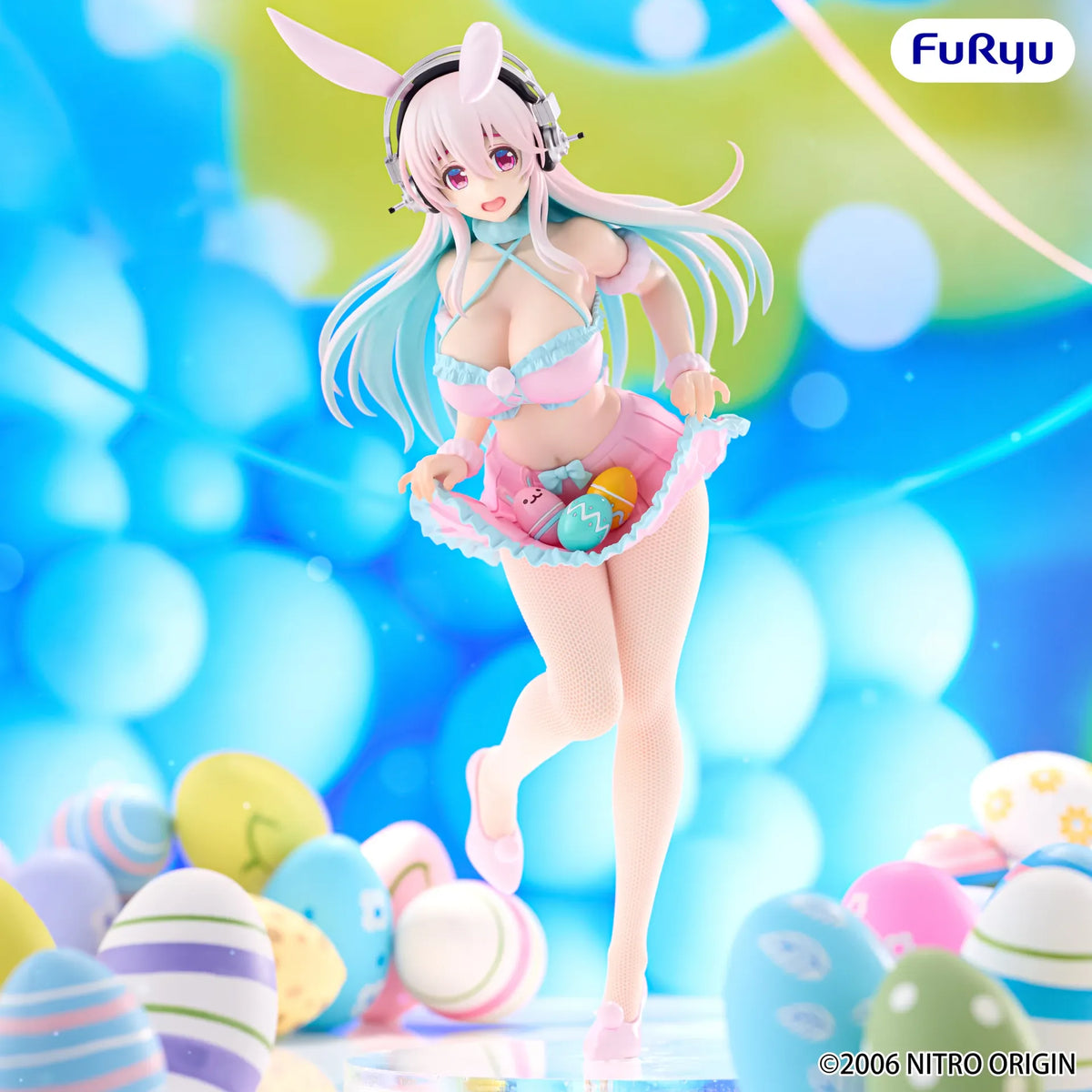 Super Sonico Easter BiCute Bunnies PVC Figure 29 cm - AniMuchuu