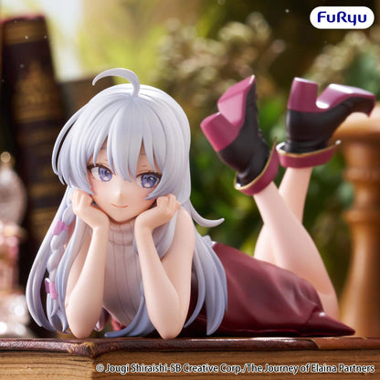 The Journey of Elaina Noodle Stopper PVC Statue Elaina: Laying Down 11 cm - AniMuchuu