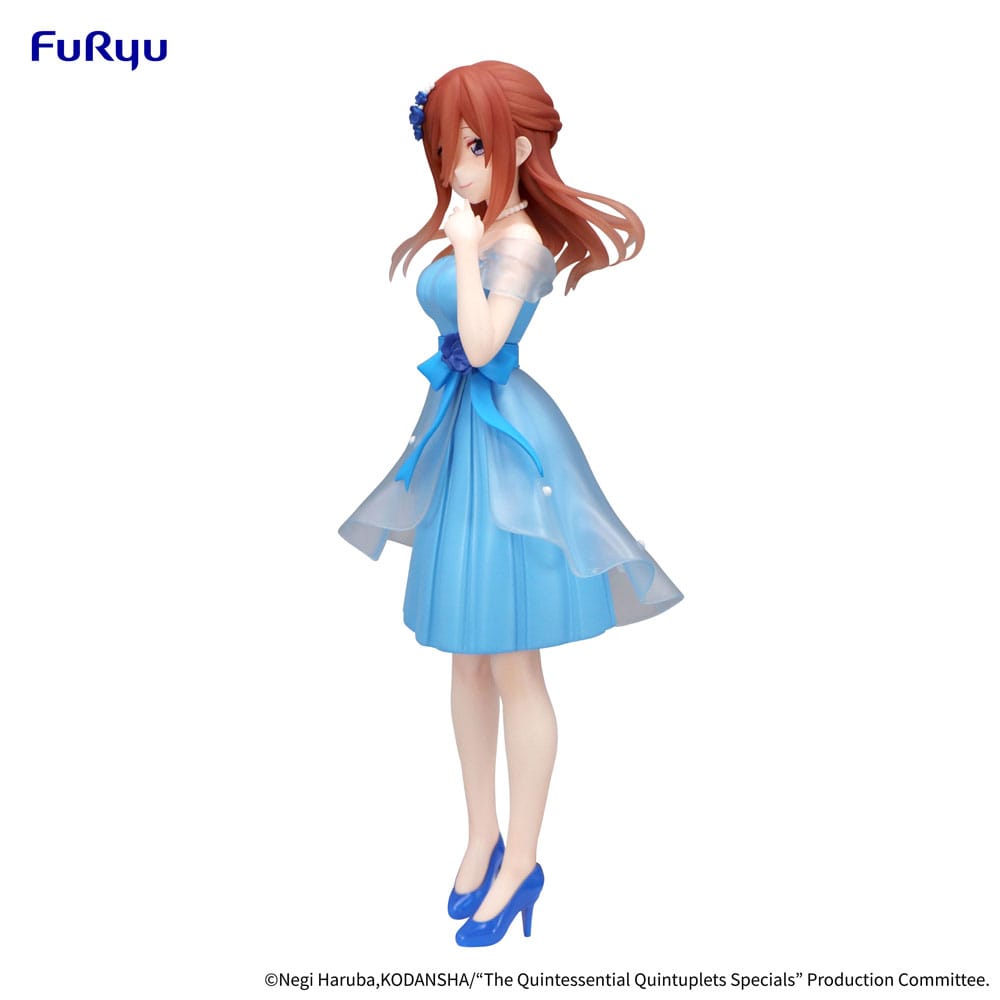 The Quintessential Quintuplets Trio-Try-iT PVC Statue Miku Nakano: Pastel Dress 21 cm - AniMuchuu