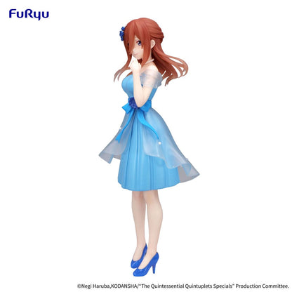 The Quintessential Quintuplets Trio-Try-iT PVC Statue Miku Nakano: Pastel Dress 21 cm - AniMuchuu