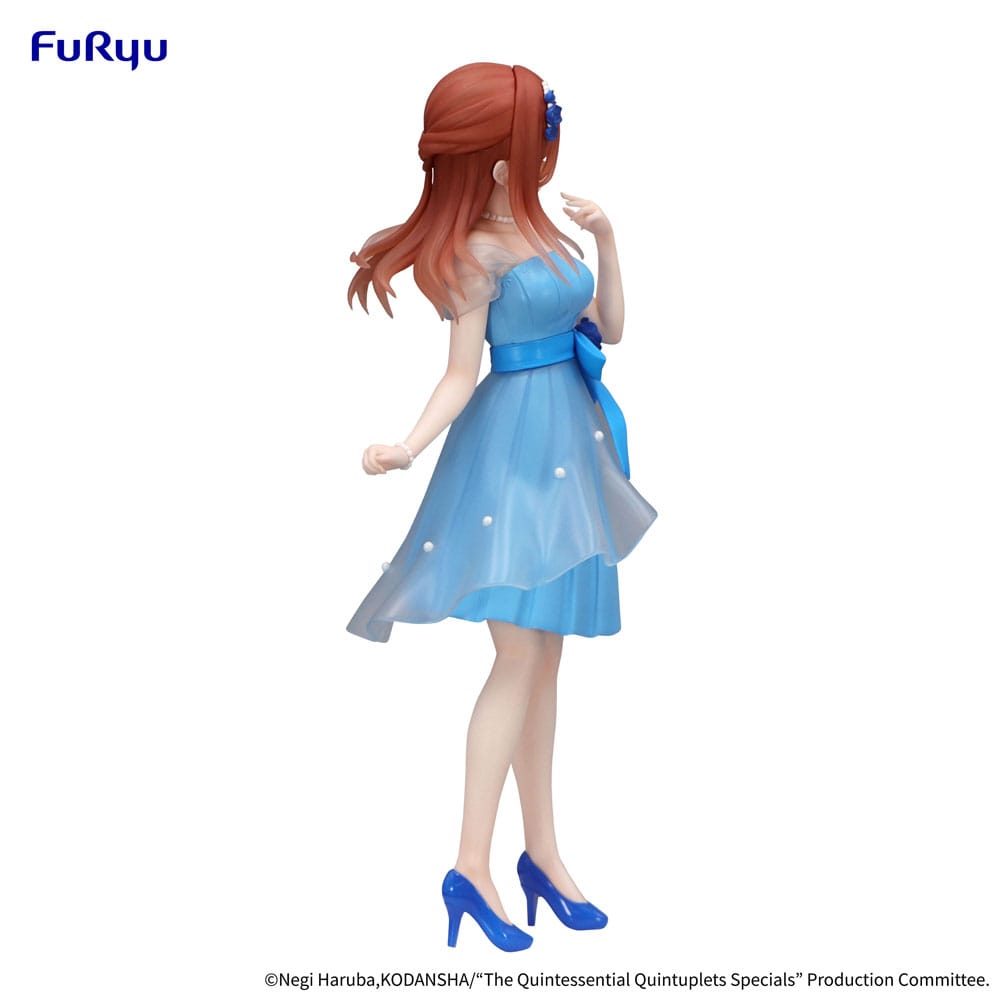 The Quintessential Quintuplets Trio-Try-iT PVC Statue Miku Nakano: Pastel Dress 21 cm - AniMuchuu