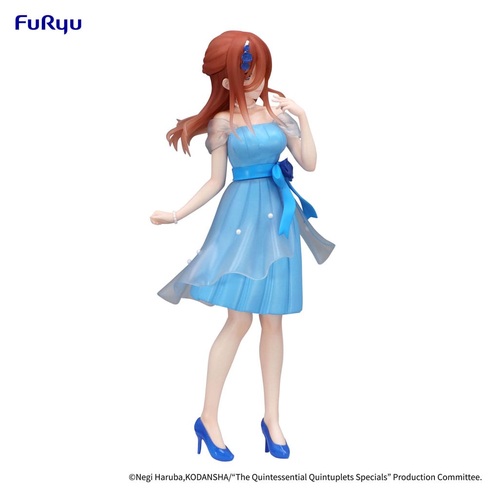 The Quintessential Quintuplets Trio-Try-iT PVC Statue Miku Nakano: Pastel Dress 21 cm - AniMuchuu