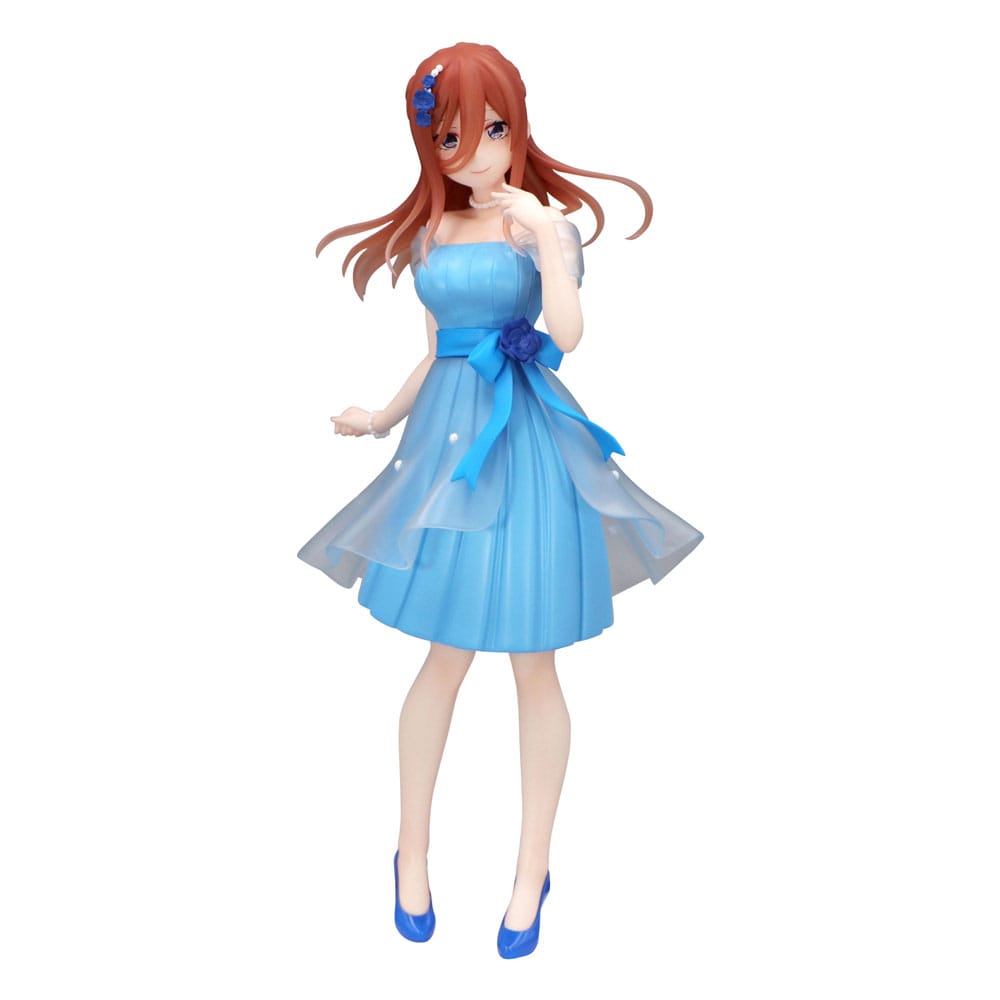 The Quintessential Quintuplets Trio-Try-iT PVC Statue Miku Nakano: Pastel Dress 21 cm - AniMuchuu