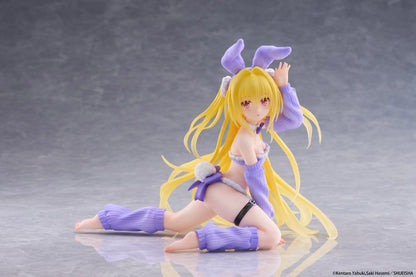 To Love-Ru Darkness Moflock PVC Figure Konjiki no Yami: Fluffy Bunny 13 cm - AniMuchuu