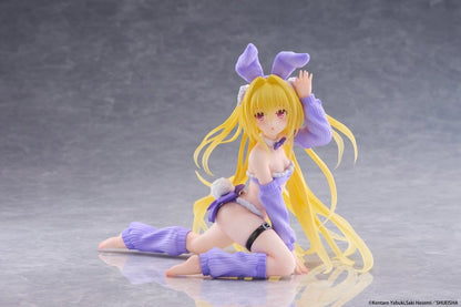 To Love-Ru Darkness Moflock PVC Figure Konjiki no Yami: Fluffy Bunny 13 cm - AniMuchuu