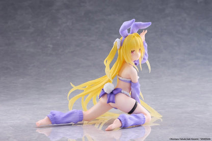 To Love-Ru Darkness Moflock PVC Figure Konjiki no Yami: Fluffy Bunny 13 cm - AniMuchuu