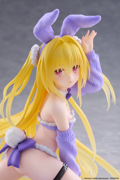 To Love-Ru Darkness Moflock PVC Figure Konjiki no Yami: Fluffy Bunny 13 cm - AniMuchuu