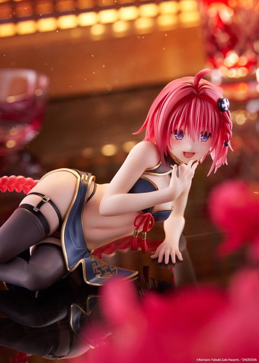 To Love-Ru Darkness Desktop Cute PVC Figure Mea Kurosaki: Chinese Dress 13 cm - AniMuchuu