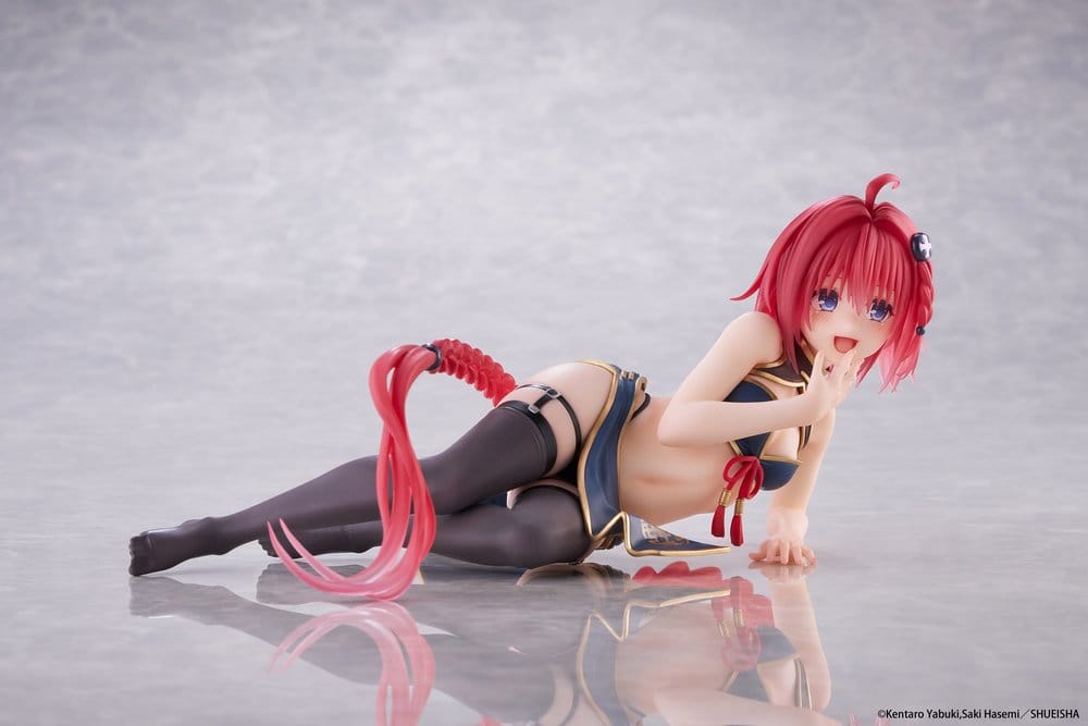 To Love-Ru Darkness Desktop Cute PVC Figure Mea Kurosaki: Chinese Dress 13 cm - AniMuchuu