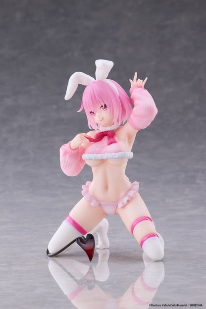 To Love-Ru Darkness Moflock PVC Figure Momo: Fluffy Bunny 13 cm - AniMuchuu