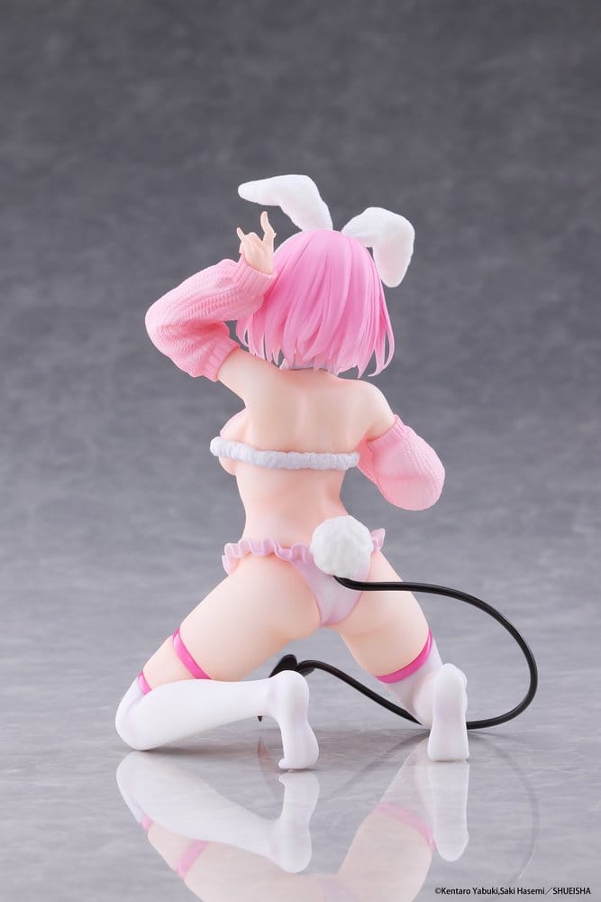 To Love-Ru Darkness Moflock PVC Figure Momo: Fluffy Bunny 13 cm - AniMuchuu