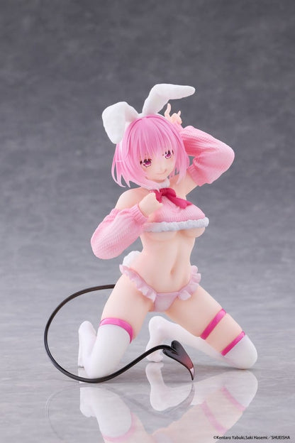 To Love-Ru Darkness Moflock PVC Figure Momo: Fluffy Bunny 13 cm - AniMuchuu