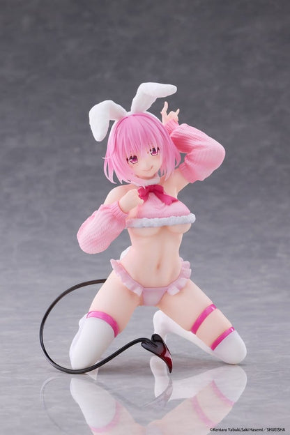 To Love-Ru Darkness Moflock PVC Figure Momo: Fluffy Bunny 13 cm - AniMuchuu