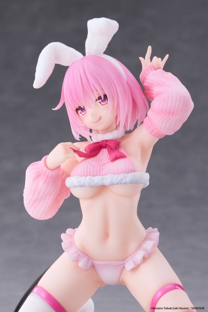 To Love-Ru Darkness Moflock PVC Figure Momo: Fluffy Bunny 13 cm - AniMuchuu