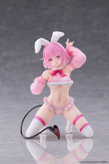 To Love-Ru Darkness Moflock PVC Figure Momo: Fluffy Bunny 13 cm - AniMuchuu