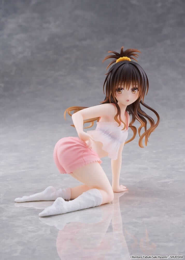To Love-Ru PVC Statue Desktop Cute Figure Mikan Yuki: Roomwear 13 cm - AniMuchuu