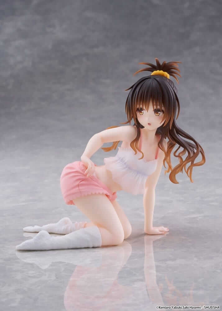 To Love-Ru PVC Statue Desktop Cute Figure Mikan Yuki: Roomwear 13 cm - AniMuchuu