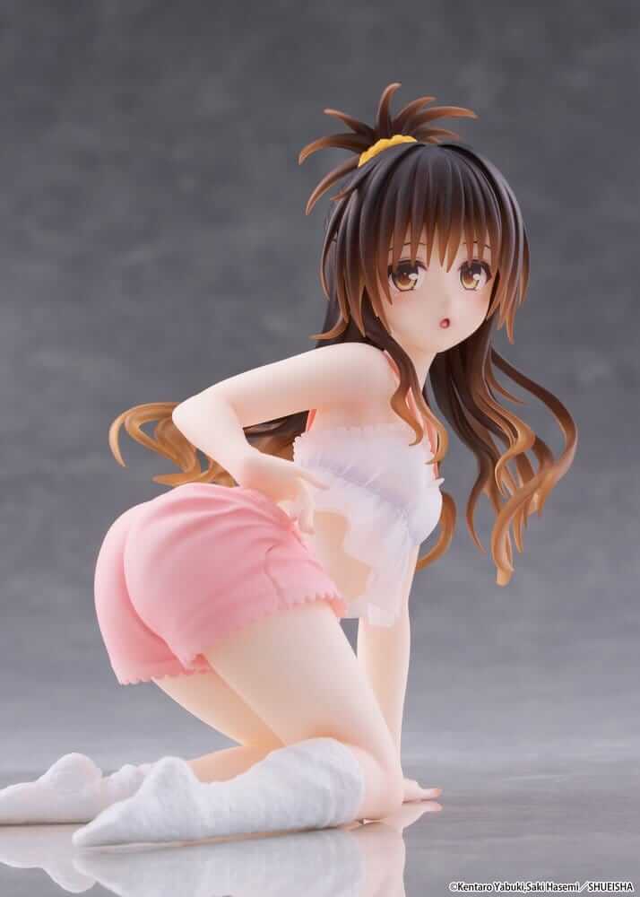 To Love-Ru PVC Statue Desktop Cute Figure Mikan Yuki: Roomwear 13 cm - AniMuchuu