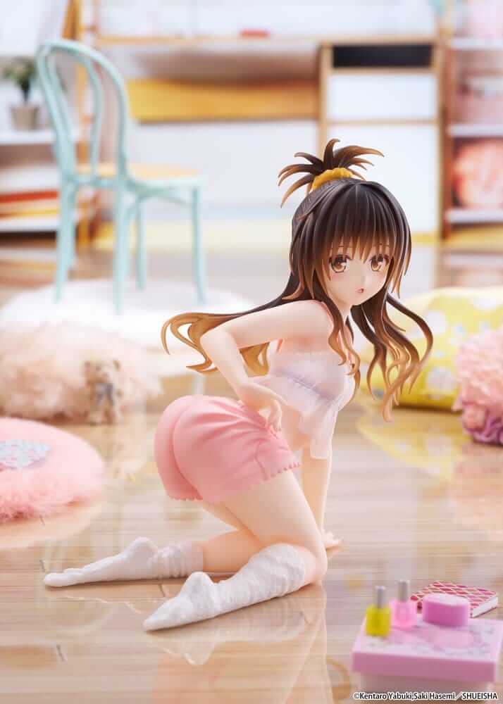 To Love-Ru PVC Statue Desktop Cute Figure Mikan Yuki: Roomwear 13 cm - AniMuchuu
