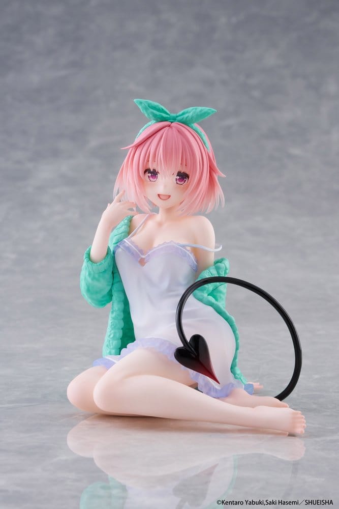 To Love-Ru Darkness Desktop Cute PVC Statue Momo Room Wear Ver. 13 cm - AniMuchuu